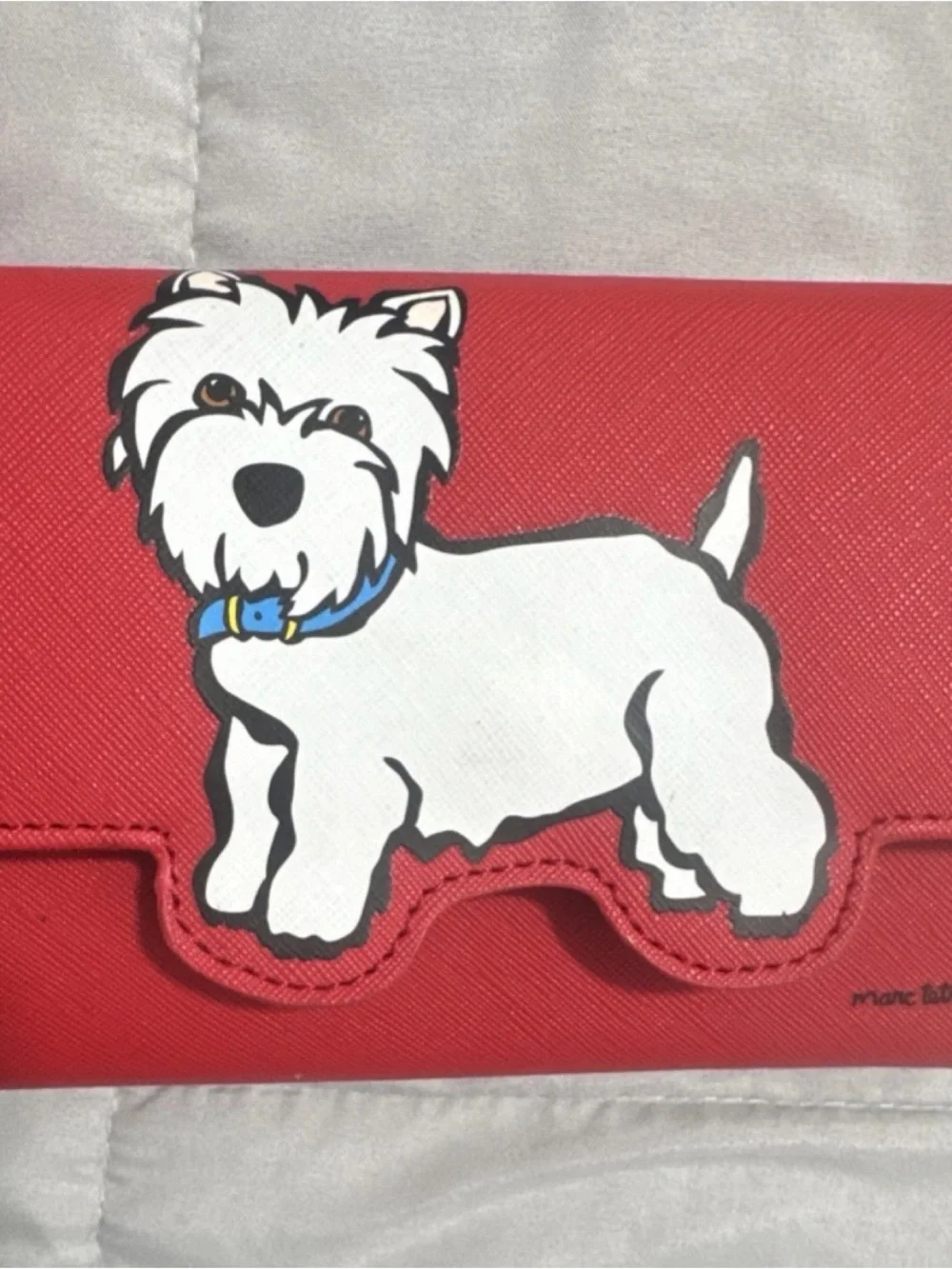 Marc Tetro Red Westie Crossbody Bag